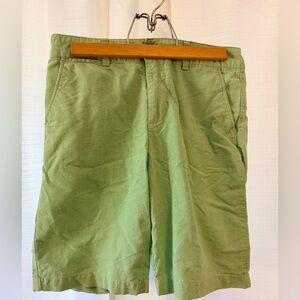 Boys Size 14 Polo Ralph Lauren Green Shorts 100% Cotton